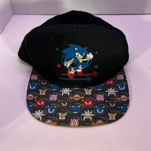 Sonic the Hedgehog SEGA Video Game Characters Baseball Style Snapback Hat Cap